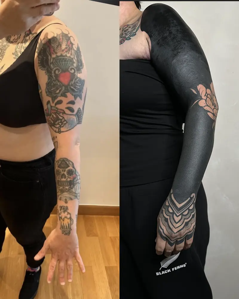 Blackout tattoo Bilbao